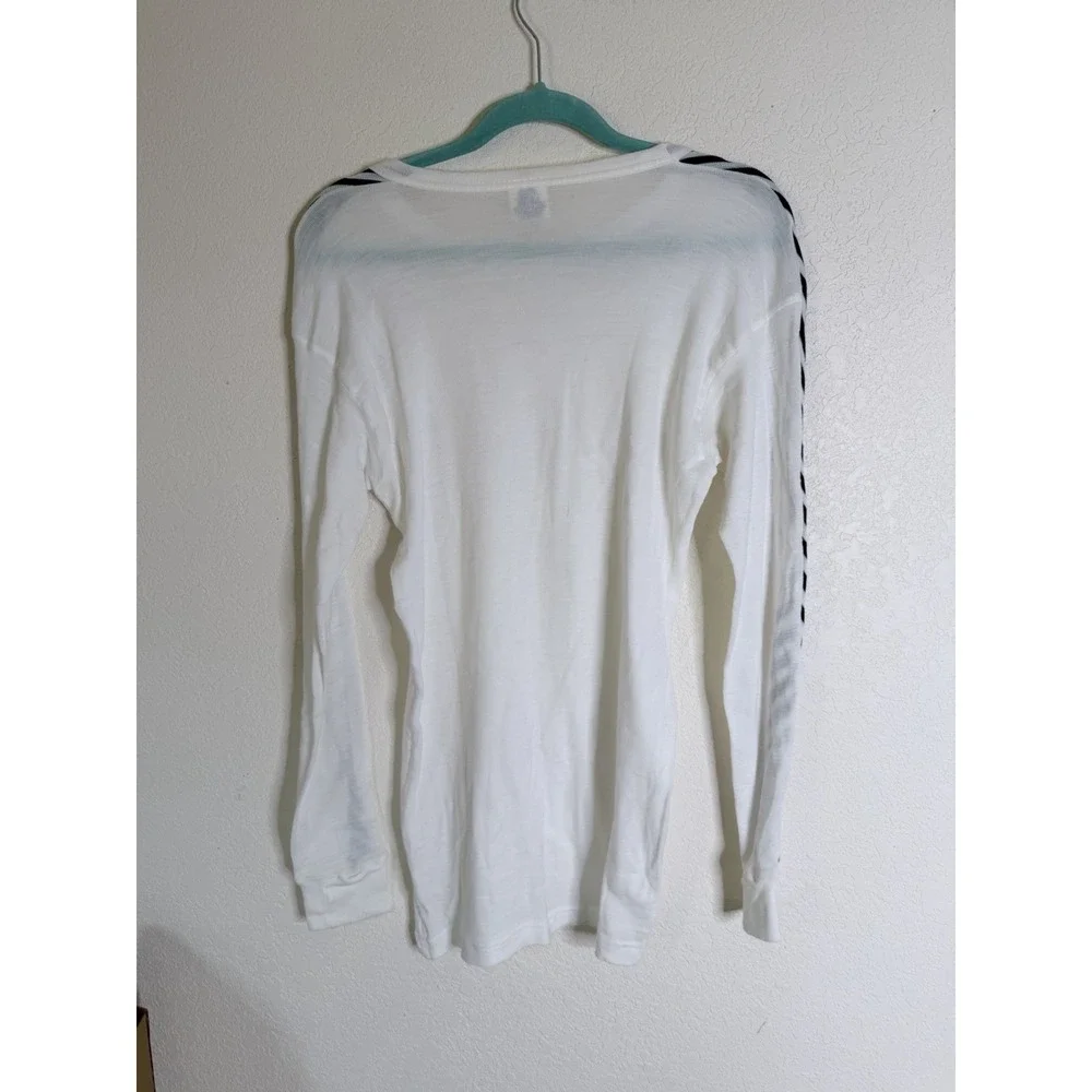 Helly Hansen Shirt Men L HH LIFA Stripe Crew Base Layer Long Sleeve